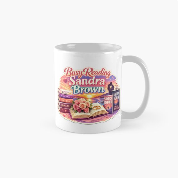 Item preview, Busy Reading Sandra Brown designed and sold by PeacefulHShop.