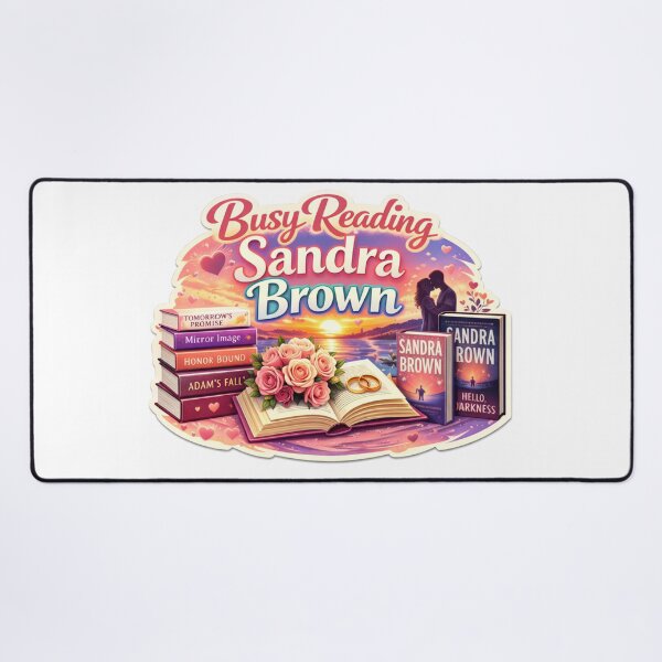 Item preview, Busy Reading Sandra Brown designed and sold by PeacefulHShop.