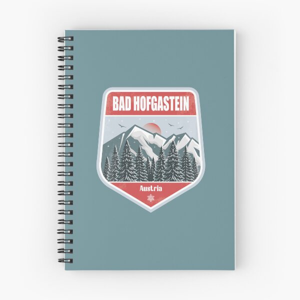 Item preview, Bad Hofgastein Austria – Snowy Mountain Winter Badge designed and sold by CynthiaGraphics.