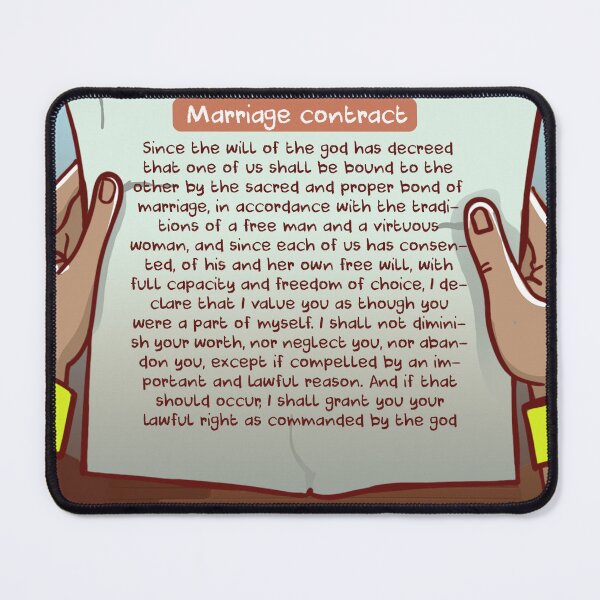 Item preview, Marriage Contract in Ancient Egypt designed and sold by AncientEgyptPosters.
