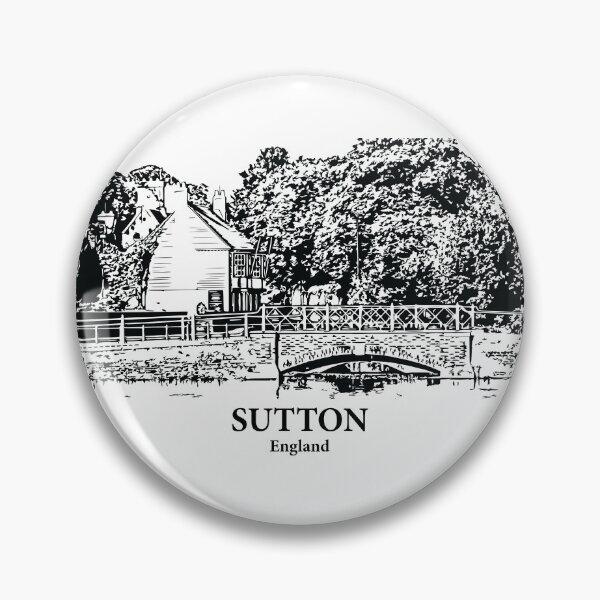 Artikelvorschau, Sutton – England entworfen und verkauft von Lakeric Cityscapes.