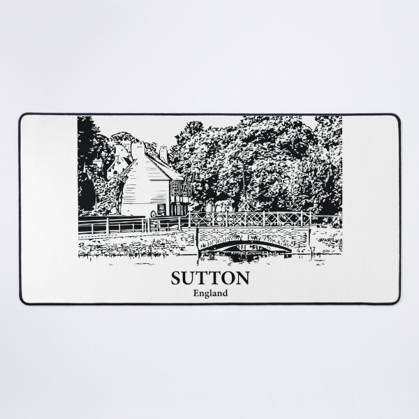 Aperçu de l'œuvre Sutton – Angleterre créée et vendue par Lakeric Cityscapes.