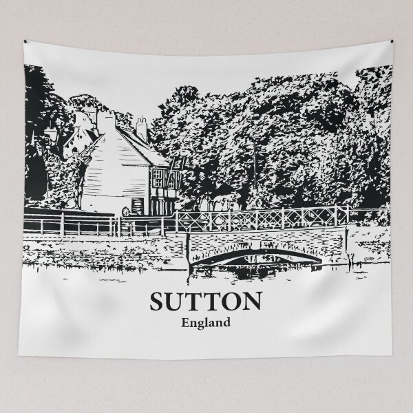 Item preview, Sutton – England designed and sold by Lakeric Cityscapes.