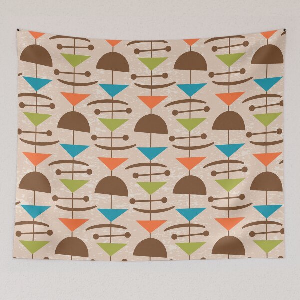 Item preview, Mid Century Modern Geometric Abstract Pattern 162 designed and sold by tonymagnerart.