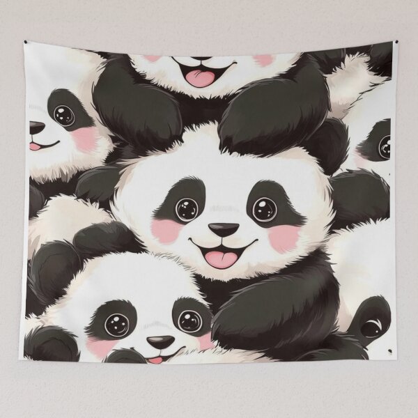 Item preview, Pandas designed and sold by GraphicMondaze.