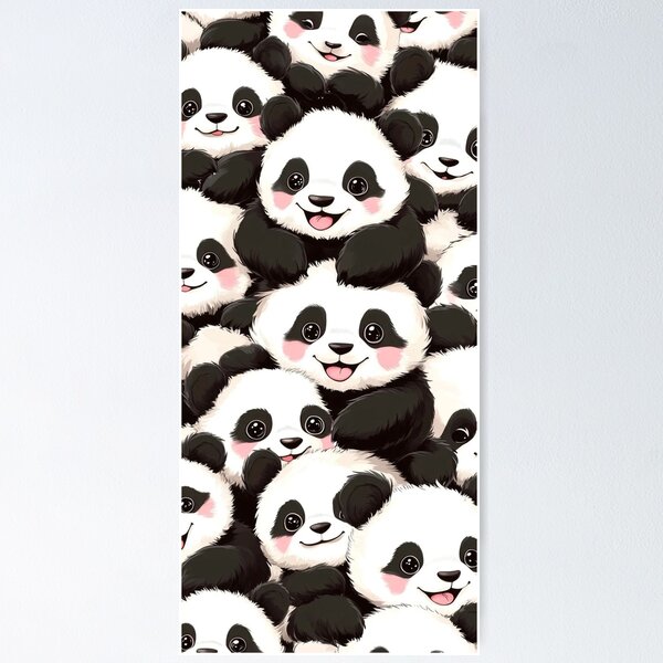 Item preview, Pandas designed and sold by GraphicMondaze.