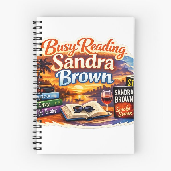 Item preview, Busy Reading Sandra Brown (v2) designed and sold by PeacefulHShop.