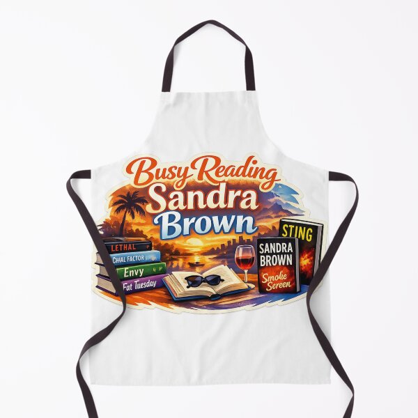 Item preview, Busy Reading Sandra Brown (v2) designed and sold by PeacefulHShop.