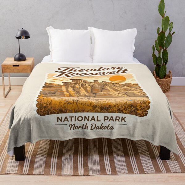 Item preview, Pegatina del Parque Nacional Theodore Roosevelt designed and sold by Gideon Emmerich.