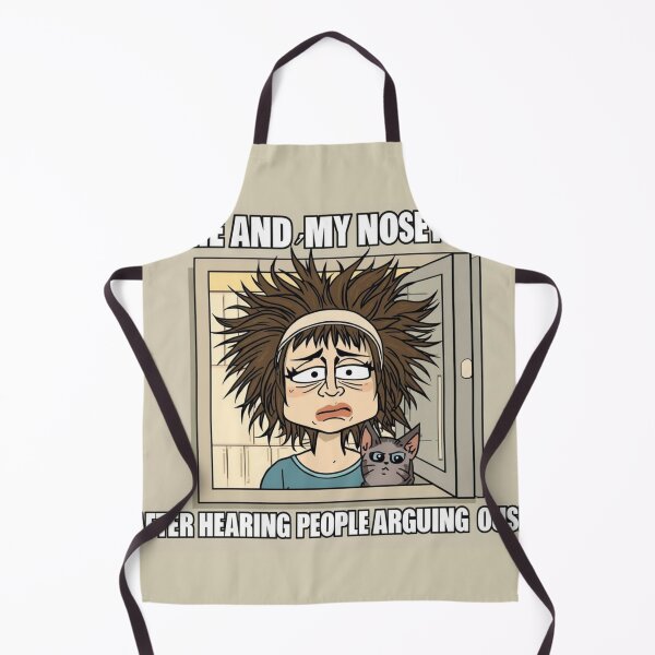 Item preview, Me And My Nosey Cat Funny Meme | Drama Outside Cartoon Design designed and sold by QuikFun.