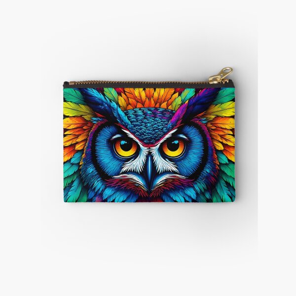 Item preview, Neon Feather Owl – Majestic Fantasy  designed and sold by Neer arts.