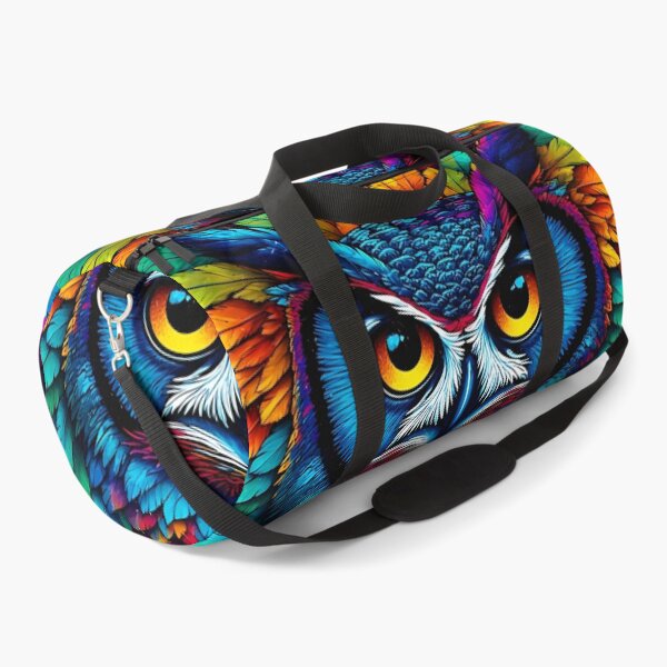 Item preview, Neon Feather Owl – Majestic Fantasy  designed and sold by Neer arts.