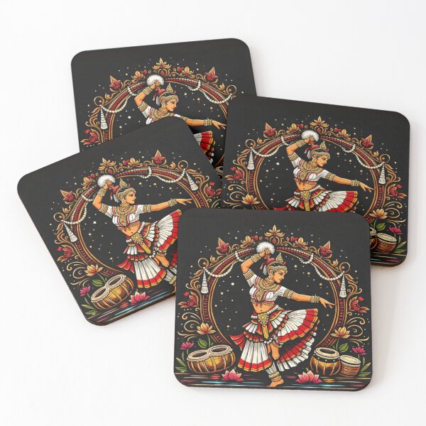 Item preview, Colorful Sri Lankan Kandyan Dancer Traditional Cultural Art on Black designed and sold by HUIEN JAN.