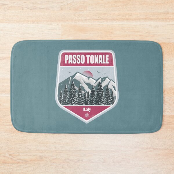 Item preview, Passo Tonale Italy – Snowy Mountain Winter Badge designed and sold by CynthiaGraphics.