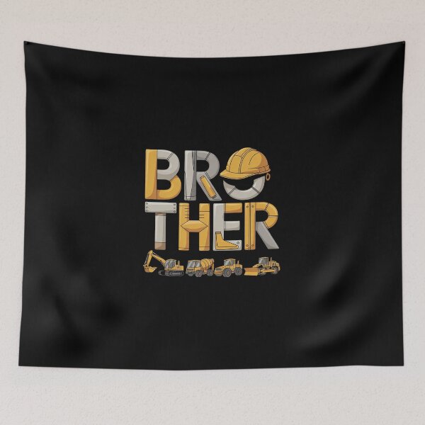 Item preview, Brother Family Matching Birthday Construction Boy Birthday designed and sold by DigitaldeligArt.