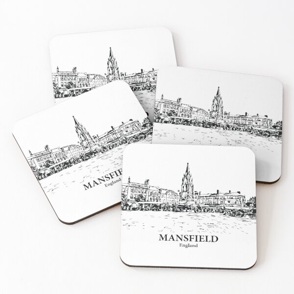 Item preview, Mansfield – England designed and sold by Lakeric Cityscapes.