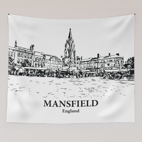 Item preview, Mansfield – England designed and sold by Lakeric Cityscapes.
