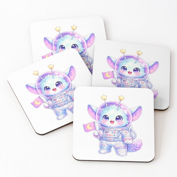 Item preview, Astronaut Lunari – Cute Space Star Creature (Kawaii Fantasy) designed and sold by LunariWorld.