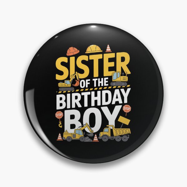 Item preview, Construction Family Party Sister Of The Birthday Boy designed and sold by angolinnArt.