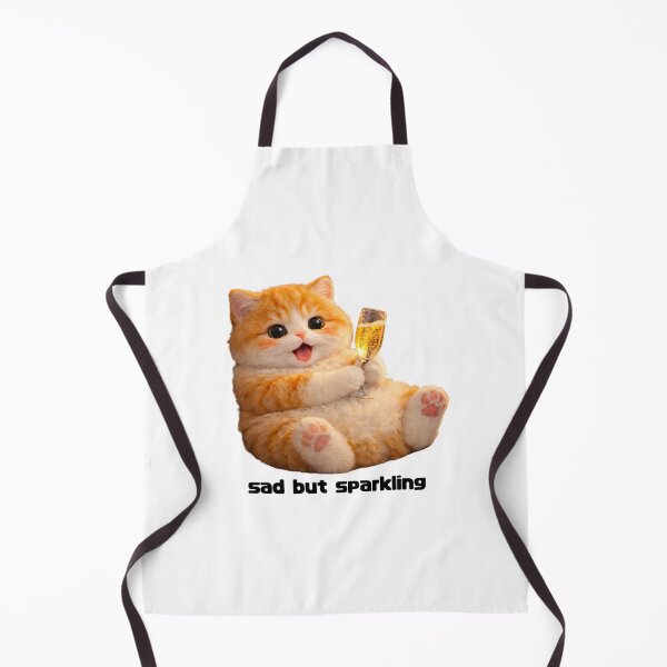 Item preview, Sad but Pretending Chubby Orange Cat designed and sold by sad-but-cute studio.