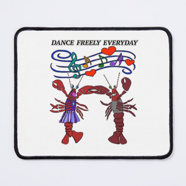 Item preview, Funny Lobsters Dancing - Dance Freely Everyday designed and sold by Colleen Macomber.