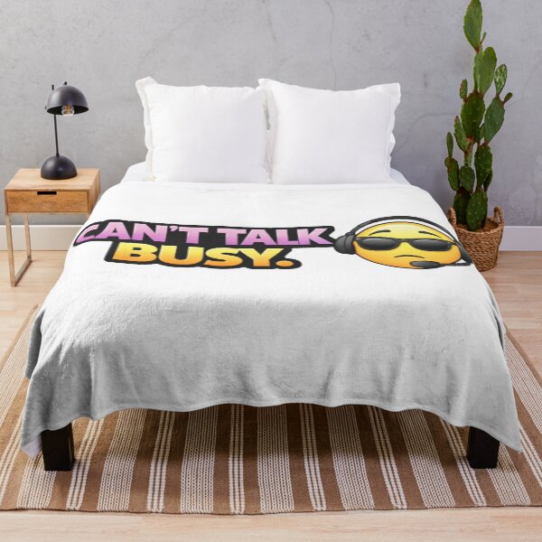 Item preview, Can’t Talk Busy Funny Sticker | Work Mode On Cool Quote Design designed and sold by RelateAndTee.