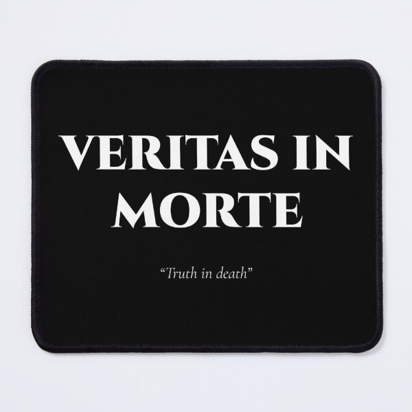 Item preview, Veritas in Morte – Latin Quote on Death and Truth designed and sold by BrushRushX.