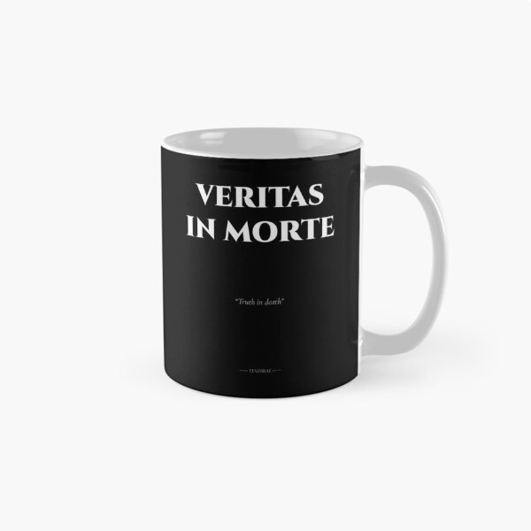 Item preview, Veritas in Morte – Latin Quote on Death and Truth designed and sold by BrushRushX.