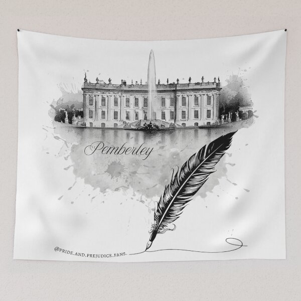 Item preview, Pemberley - Home of Mr. Darcy designed and sold by PandPFans.