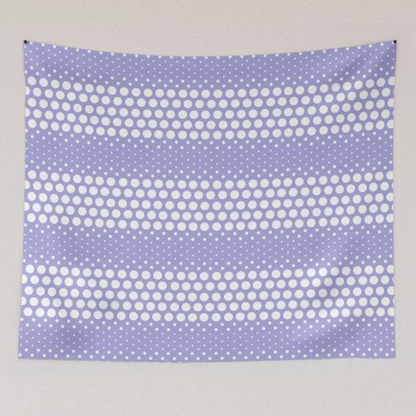 Item preview, Dotwave White Polka Dots on Pastel Lilac designed and sold by POLKAIWERX.