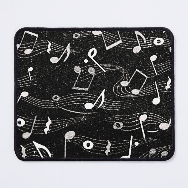 Item preview, Black and white shabby chic musical notes designed and sold by Lovemountain.