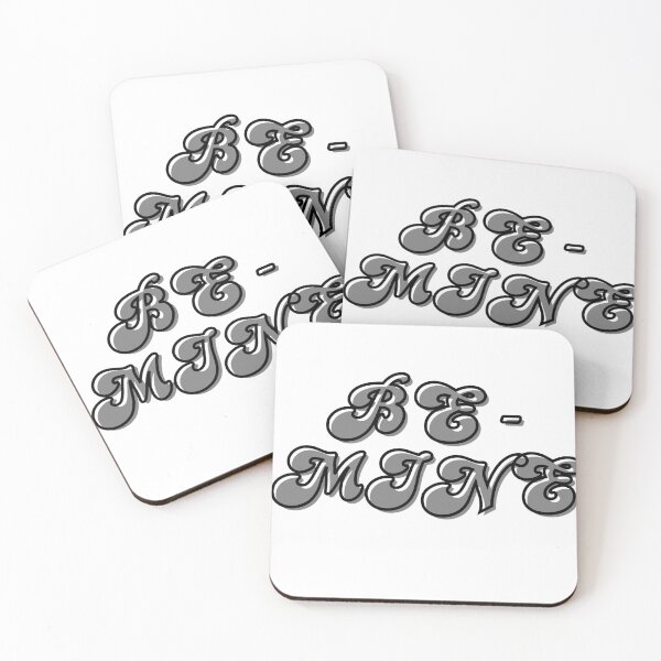 Item preview, Be Mine Love Typography Design designed and sold by Adappai.