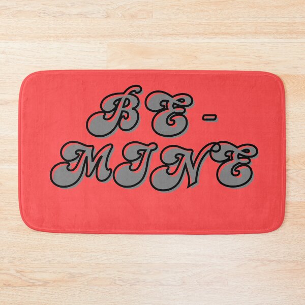 Item preview, Be Mine Love Typography Design designed and sold by Adappai.