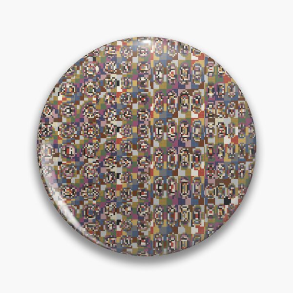 Item preview, Art Nouveau Styles Pixelated Pattern  designed and sold by Codingart9.