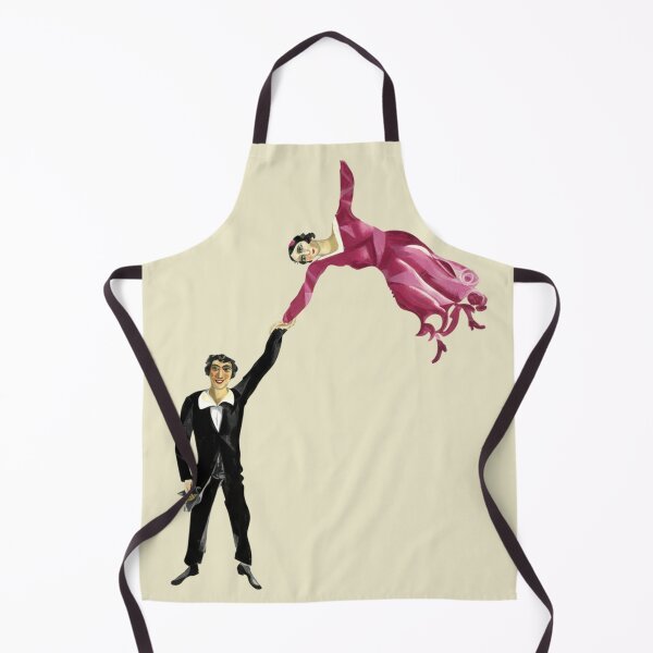 Item preview, couple in love with flying woman inspired by Chagall designed and sold by FLIP-original.