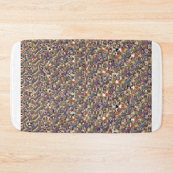 Item preview, Art Nouveau Styles Pixelated Pattern  designed and sold by Codingart9.