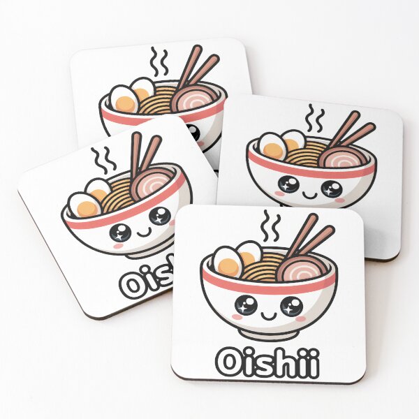 Item preview, Oishii Ramen – Cute Kawaii Food Character, Noodle Bowl designed and sold by SEBANOX.
