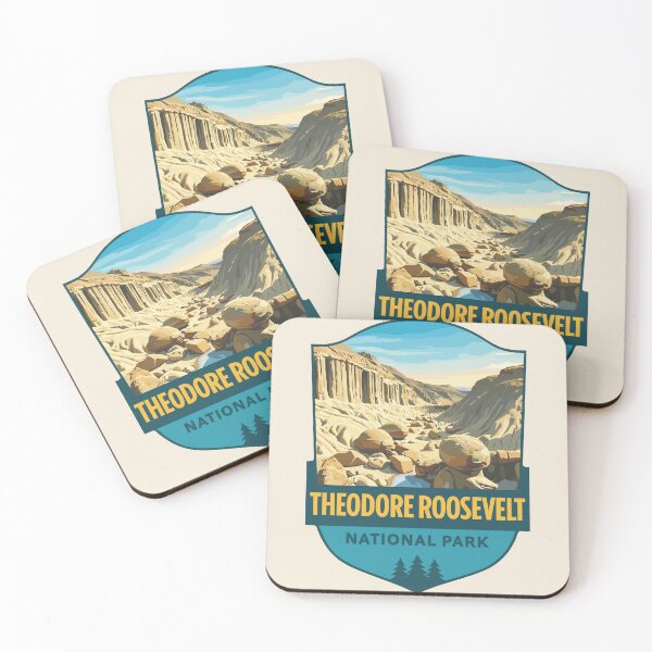 Item preview, Pegatina del Parque Nacional Theodore Roosevelt designed and sold by Gideon Emmerich.