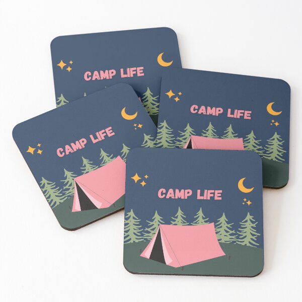 Item preview, Camp life pink tent designed and sold by Kimberly Rodriguez.