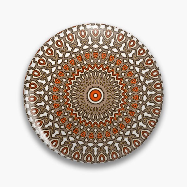 Item preview, "Radiant Mandala with Petal Geometry and Heart Loop Border" designed and sold by nighttime1990.