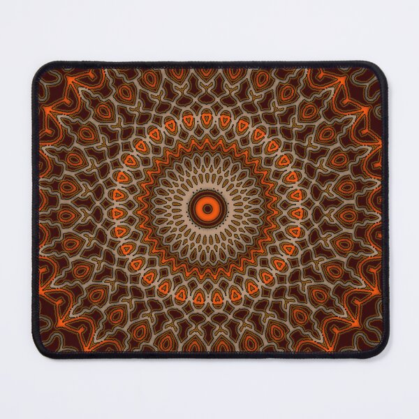Item preview, "Radiant Mandala with Petal Geometry and Heart Loop Border" designed and sold by nighttime1990.