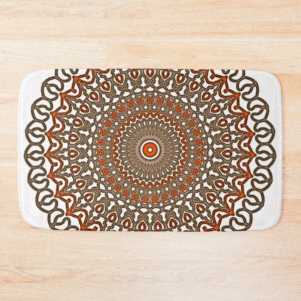 Item preview, "Radiant Mandala with Petal Geometry and Heart Loop Border" designed and sold by nighttime1990.