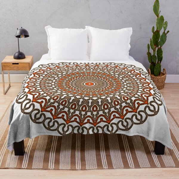 Item preview, "Radiant Mandala with Petal Geometry and Heart Loop Border" designed and sold by nighttime1990.