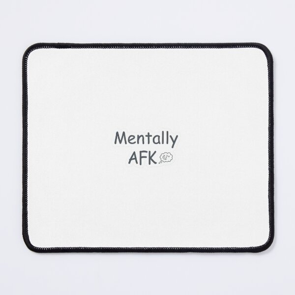Item preview, Mentally AFK – Introvert Mental Health Humor Sticker designed and sold by NextGen Tech.