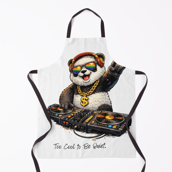 Item preview, DJ Panda – Drop the Beats, Not the Bamboo designed and sold by AnnaCreativeArt.