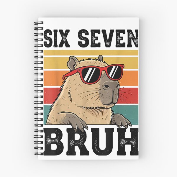 Item preview, Six Seven Bruh 67 Meme Funny Capybara Art for Men Women Kids , Capybara Gift Lover  designed and sold by DZIRI NAJAT.