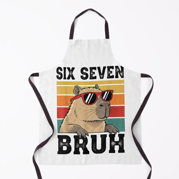 Item preview, Six Seven Bruh 67 Meme Funny Capybara Art for Men Women Kids , Capybara Gift Lover designed and sold by DZIRI NAJAT.