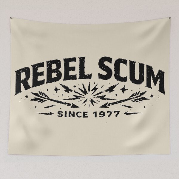 Item preview, Si-Fi Vintage Rebel Scum Since 1977 - Black designed and sold by VoglR.
