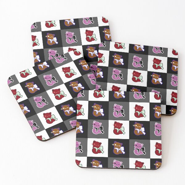 Item preview, Kittens winking wearing a bow designed and sold by serenebookworm.