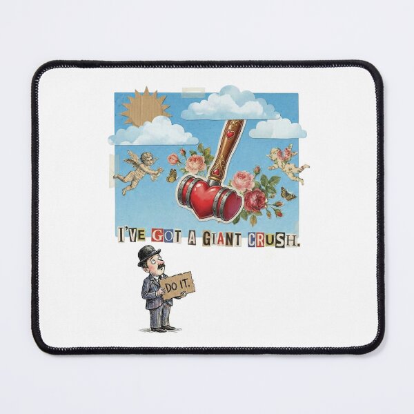 Item preview, I've Got A Giant Crush Surreal Absurdist Art designed and sold by AURA Vibes.